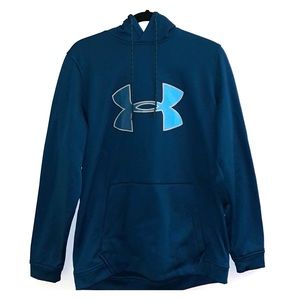 navy blue under armour hoodie